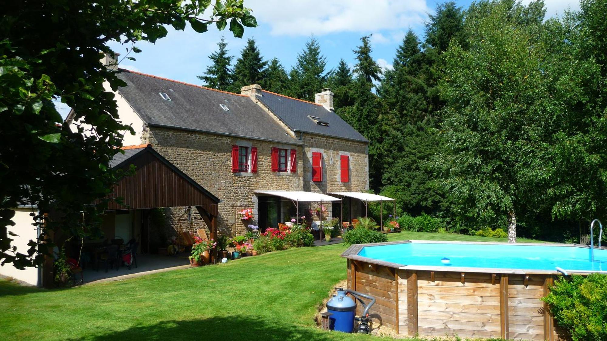 Chambres D'Hotes Le Bas Rassinoux Saint-Ouen-des-Alleux Экстерьер фото